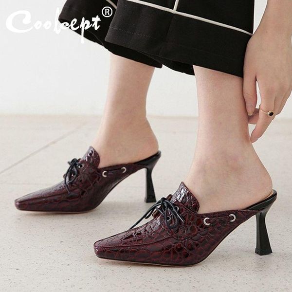 dress shoes coolcept cross tied women sandals vintage square toe patent leather slip on stiletto heel size 34-43, Black
dress shoes coolcept cross tied women sandals vintage square toe patent leather slip on stiletto heel size 34-43, Black