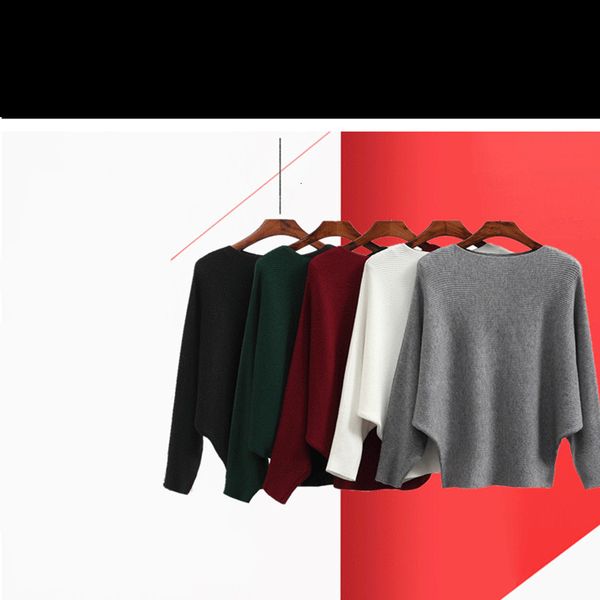 2021 new arrival rib long sleeve round neck women's loose bat knit sweater winter warm casual ne7a, White;black
2021 new arrival rib long sleeve round neck women's loose bat knit sweater winter warm casual ne7a, White;black