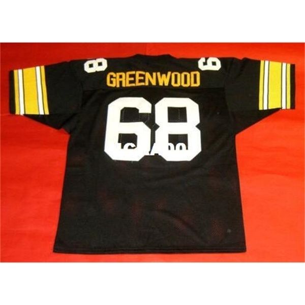 668 custom #68 lc greenwood retro college jersey size s-4xl or custom any name or number jersey, Black
668 custom #68 lc greenwood retro college jersey size s-4xl or custom any name or number jersey, Black