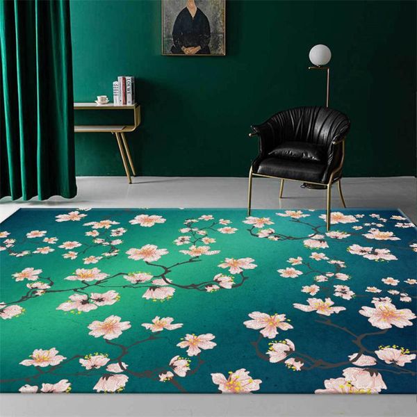 carpets chinese style plum flower green rug living room anti-slip bedside chair doormat for bedroom floor mat hallway
carpets chinese style plum flower green rug living room anti-slip bedside chair doormat for bedroom floor mat hallway