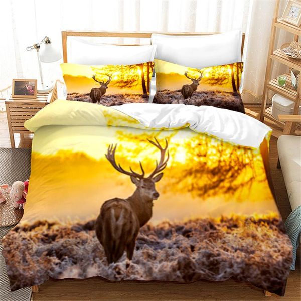 bedding sets cute sika deer set 3d gold printing duvet cover animal tribal pillowcase full-size (no sheets)
bedding sets cute sika deer set 3d gold printing duvet cover animal tribal pillowcase full-size (no sheets)