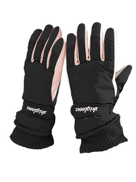 cycling gloves winter ski women snowboard men women's skiing mittens waterproof thermal fleece warm, Black
cycling gloves winter ski women snowboard men women's skiing mittens waterproof thermal fleece warm, Black
