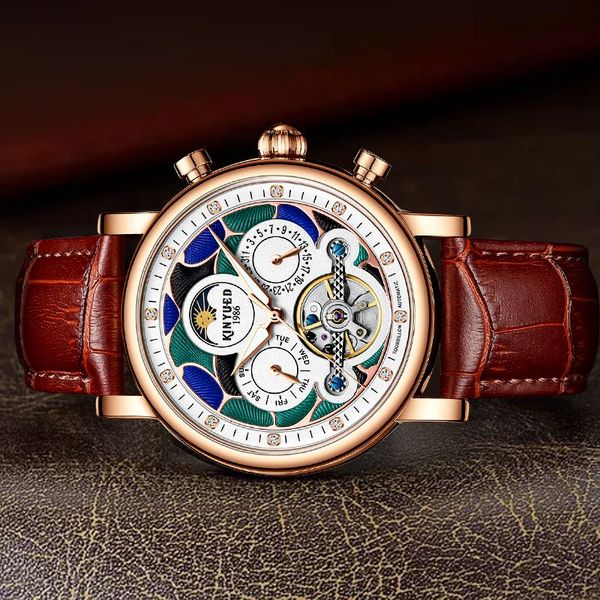wristwatches watches men fashion sport leather watch for luminous waterproof mechanical business wristwatch relogio masculino dropship, Slivery;brown
wristwatches watches men fashion sport leather watch for luminous waterproof mechanical business wristwatch relogio masculino dropship, Slivery;brown