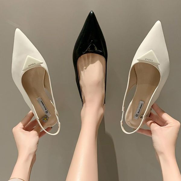 sandals women's shoes pointed toe women 2021 summer fashion shallow korean style slippers ladies open plus size, Black
sandals women's shoes pointed toe women 2021 summer fashion shallow korean style slippers ladies open plus size, Black
