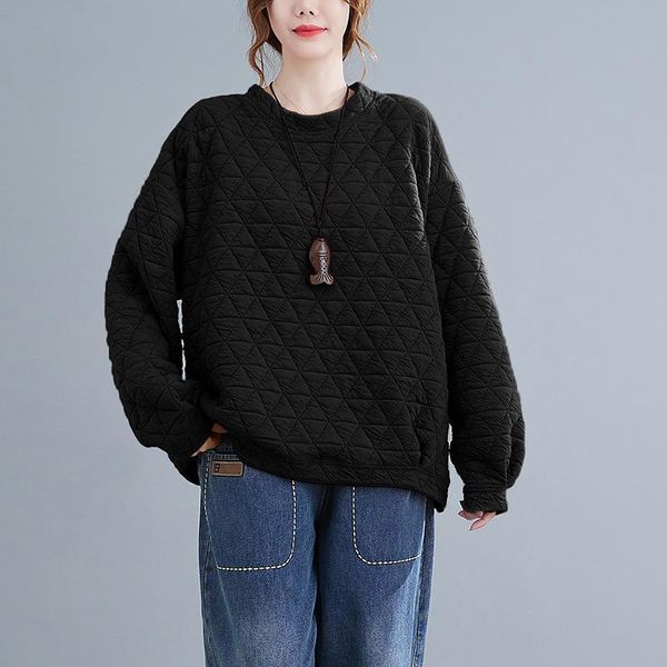 women's hoodies & sweatshirts 2021 arrival winter women loose casual long sleeve o-neck pullovers all-matched thicken warmth cotton lin, Black
women's hoodies & sweatshirts 2021 arrival winter women loose casual long sleeve o-neck pullovers all-matched thicken warmth cotton lin, Black