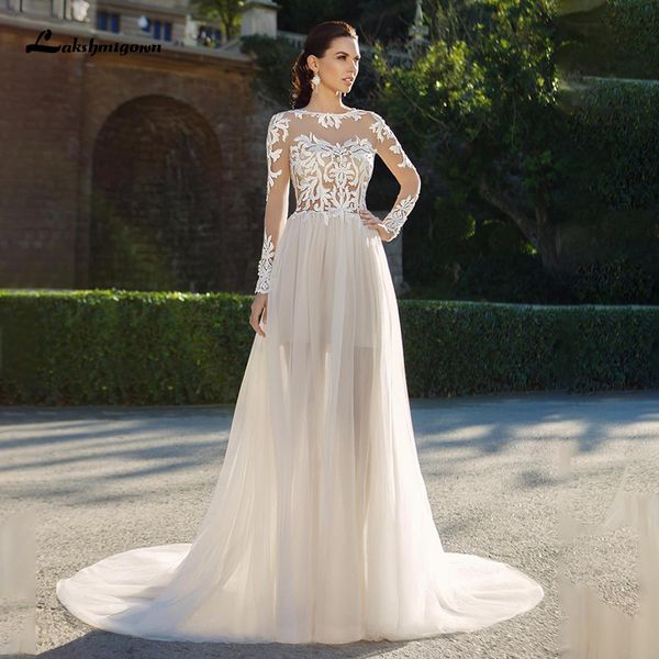 new long sleeve beach es vestido de novia 2021 lace a-line tulle bridal gown applique wedding o-neck n1gr, White
new long sleeve beach es vestido de novia 2021 lace a-line tulle bridal gown applique wedding o-neck n1gr, White