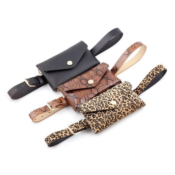 huobao new ladies black snake skin leopard waist belt bag purse female fanny pack strap belts for women dresses cinturon mujer, Black;brown
huobao new ladies black snake skin leopard waist belt bag purse female fanny pack strap belts for women dresses cinturon mujer, Black;brown