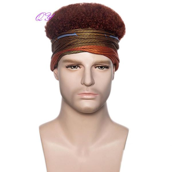 synthetic wigs headbands wig short men natural brown afro kinky curly hair adjustable size suitable for daily wear, Black
synthetic wigs headbands wig short men natural brown afro kinky curly hair adjustable size suitable for daily wear, Black