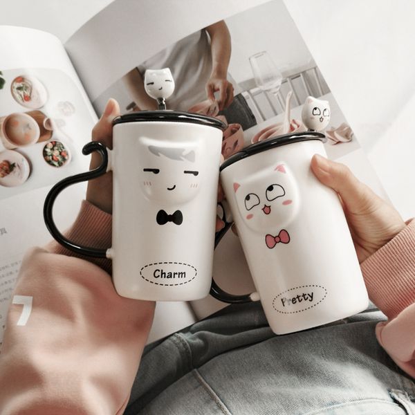 embossed cartoon mug with cover spoon coffee cup valentine's day creative gift cup exquisite gift set spot
embossed cartoon mug with cover spoon coffee cup valentine's day creative gift cup exquisite gift set spot