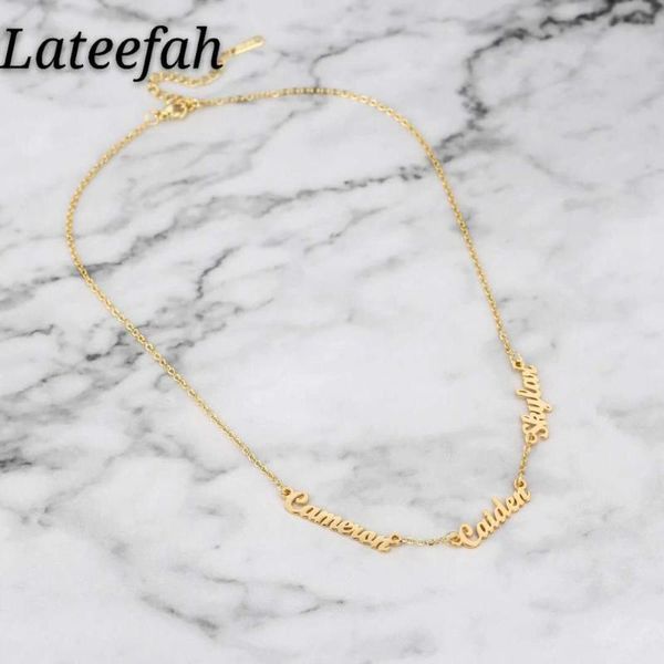 chokers lateefah 2021 customize multi-name necklace custom letter&font stainless steel gold rose silvery color necklaces for women&men, Golden;silver
chokers lateefah 2021 customize multi-name necklace custom letter&font stainless steel gold rose silvery color necklaces for women&men, Golden;silver