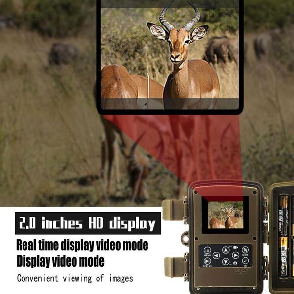 hunting cameras 2.0 inch animal monitoring camera water-protective track ip66 water protection wide angle 120 degrees
hunting cameras 2.0 inch animal monitoring camera water-protective track ip66 water protection wide angle 120 degrees