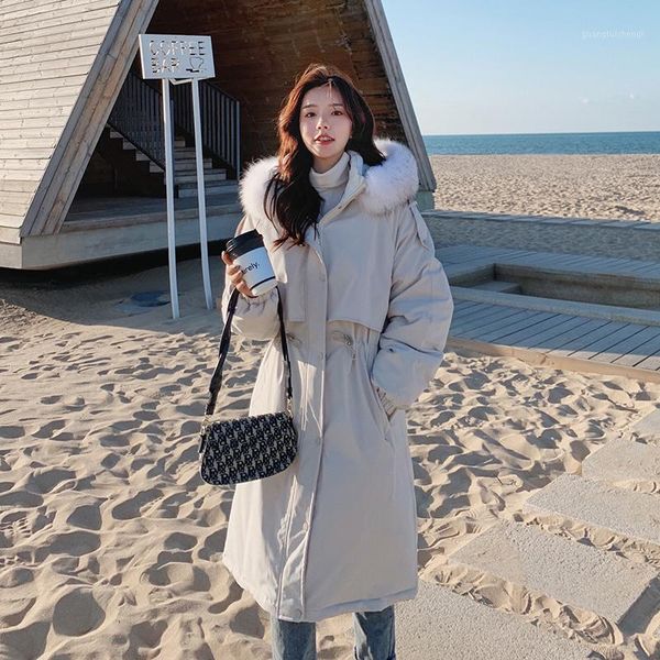 women's down & parkas 2021 ladies winter hong kong wind trend zip up loose long coat, Black
women's down & parkas 2021 ladies winter hong kong wind trend zip up loose long coat, Black