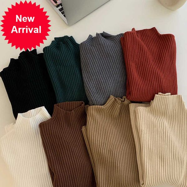 aossviao 2021 chic autumn winter pullovers women long sleeve casual turtleneck warm basic sweater knit jumpers top, White;black
aossviao 2021 chic autumn winter pullovers women long sleeve casual turtleneck warm basic sweater knit jumpers top, White;black