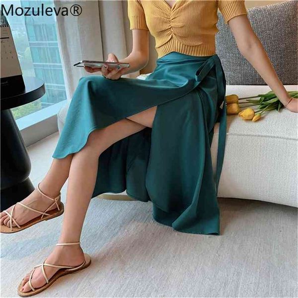 mozuleva elegant chic women summer lace-up solid skirts vintage high waist loose midi female a-line 210708, Black
mozuleva elegant chic women summer lace-up solid skirts vintage high waist loose midi female a-line 210708, Black