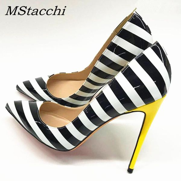 dress shoes mstacchi zebra stripes high heel woman pointed toe patent leather patchwork yellow heeled pumps women fashion party, Black
dress shoes mstacchi zebra stripes high heel woman pointed toe patent leather patchwork yellow heeled pumps women fashion party, Black