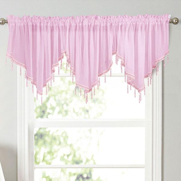 curtain & drapes 1pc/3pcs candy color sheer triangle valance beaded trim tassels window curtains l5ye
curtain & drapes 1pc/3pcs candy color sheer triangle valance beaded trim tassels window curtains l5ye