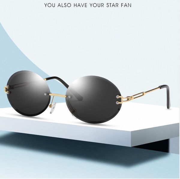 sunglasses fashion trendy rimless round women 2021 brand design frameless 90s metal cool stylish sun glasses sunnies s291, White;black
sunglasses fashion trendy rimless round women 2021 brand design frameless 90s metal cool stylish sun glasses sunnies s291, White;black
