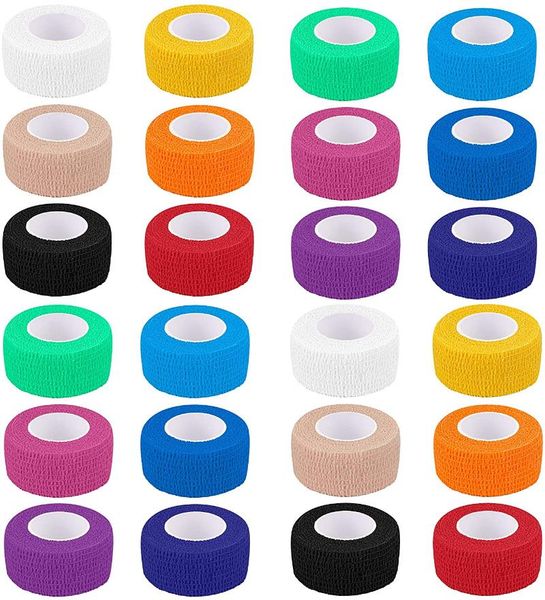 elbow & knee pads 20 pack 1 inch x 5 yards bandage wrap self adherent breathable adhesive rolls cohesive athletic, Black;gray
elbow & knee pads 20 pack 1 inch x 5 yards bandage wrap self adherent breathable adhesive rolls cohesive athletic, Black;gray