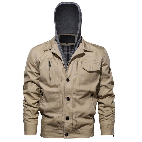 men's jackets autumn winter mens military tactical casual cotton hooded solid bomber jacket coat hombre size m-3xl jaqueta masculino, Black;brown
men's jackets autumn winter mens military tactical casual cotton hooded solid bomber jacket coat hombre size m-3xl jaqueta masculino, Black;brown