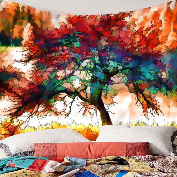 tapestries watercolor art tree print tapestry wall hanging decorative home decoration blanket boho carpet
tapestries watercolor art tree print tapestry wall hanging decorative home decoration blanket boho carpet