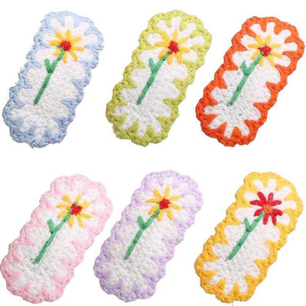 cute candy color flower knitted hairpins for girls bb baby handmade hair clips barrettes ponytail headwear hair accessories, Slivery;white
cute candy color flower knitted hairpins for girls bb baby handmade hair clips barrettes ponytail headwear hair accessories, Slivery;white