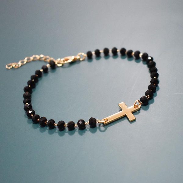 charm bracelets boho thin style fashion chain jesus christian black resin beads bracelet women gold cross girls jewelry, Golden;silver
charm bracelets boho thin style fashion chain jesus christian black resin beads bracelet women gold cross girls jewelry, Golden;silver