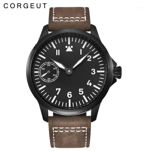wristwatches sapphire glass watch men's black aseptic dial 316l luminous mark seagull movement manual winding mechanical 2012b, Slivery;brown
wristwatches sapphire glass watch men's black aseptic dial 316l luminous mark seagull movement manual winding mechanical 2012b, Slivery;brown