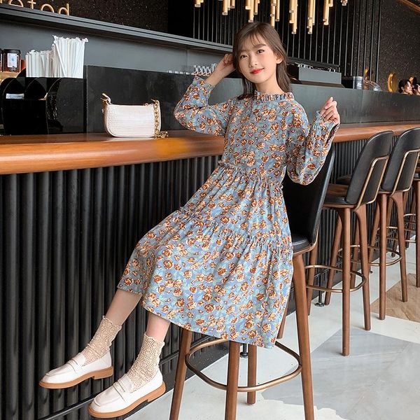 girl's dresses 2021 autumn midi children floral dress girls fashionable clothing baby elegant princess dress, #6619, Red;yellow
girl's dresses 2021 autumn midi children floral dress girls fashionable clothing baby elegant princess dress, #6619, Red;yellow