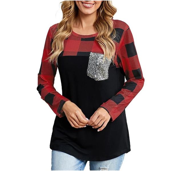 women's blouses & shirts plaid printed harajuku blouse autumn and winter o-neck loose casual patchwork streetwear shirt blusas chemise, White
women's blouses & shirts plaid printed harajuku blouse autumn and winter o-neck loose casual patchwork streetwear shirt blusas chemise, White