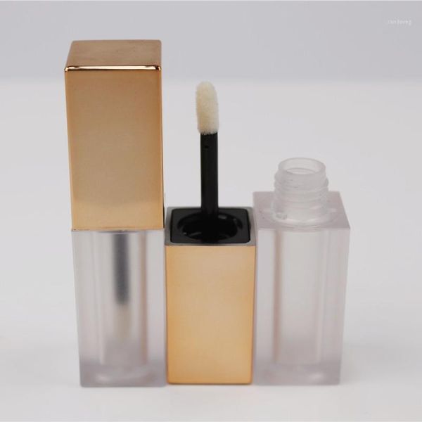 storage bottles & jars 24pcs 6ml mini gold square lip gloss tube empty 6g frosted clear lipstick with cap
storage bottles & jars 24pcs 6ml mini gold square lip gloss tube empty 6g frosted clear lipstick with cap
