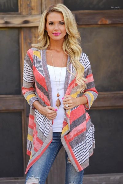women's jackets women 's plus size jacket ladies cover up blouse irregular stripe shawl kimono cardigan casual streetwear -1, Black;brown
women's jackets women 's plus size jacket ladies cover up blouse irregular stripe shawl kimono cardigan casual streetwear -1, Black;brown