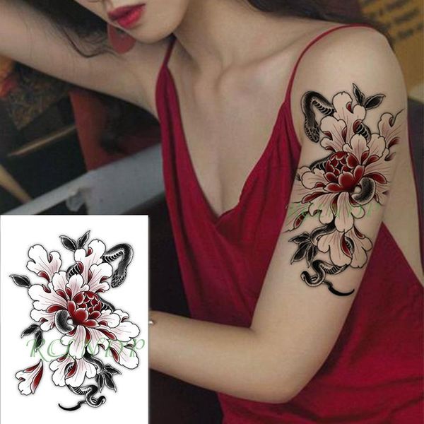 temporary tattoos waterproof tattoo sticker chinese peony flower snake fake tatto flash tatoo big size body art for girl women men
temporary tattoos waterproof tattoo sticker chinese peony flower snake fake tatto flash tatoo big size body art for girl women men