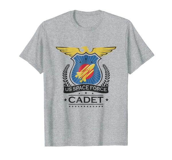 us space force academy space cadet t-shirt | trainee recruit, White;black