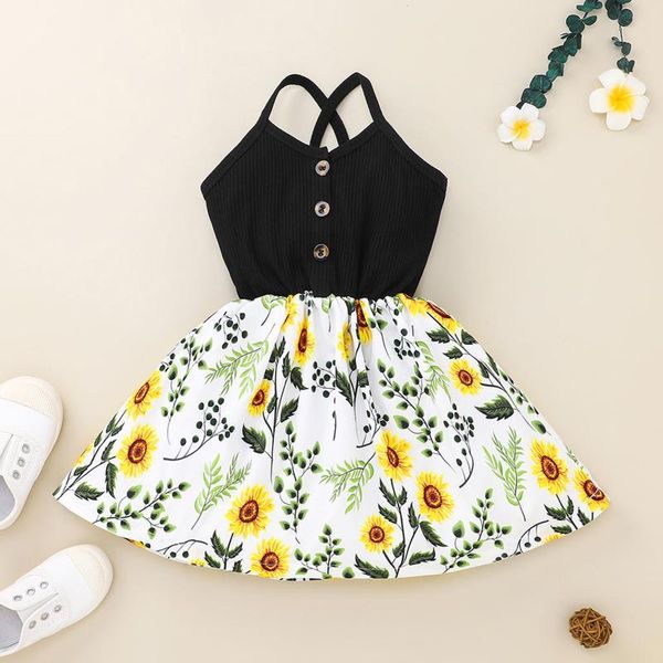 girl's dresses summer kids baby girls dress toddler suspender ribbed splice floral party princess patchwork clothes, Red;yellow
girl's dresses summer kids baby girls dress toddler suspender ribbed splice floral party princess patchwork clothes, Red;yellow
