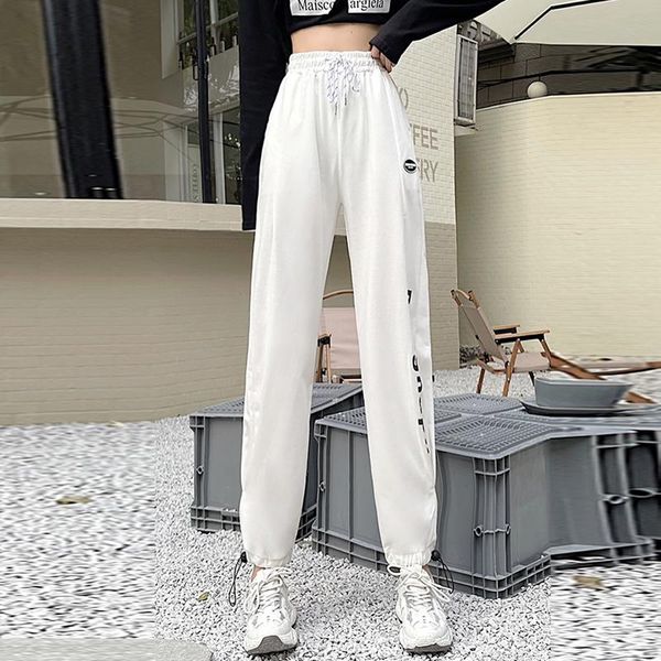 women's pants & capris autumn letter black sweatpants women casual patchwork white lace up loose lady trousers korean fashion street we, Black;white
women's pants & capris autumn letter black sweatpants women casual patchwork white lace up loose lady trousers korean fashion street we, Black;white