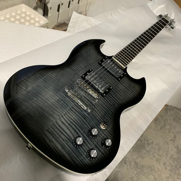 sg electric guitar,mahogany body and neck,rosewood fingerboard,flame maple chorme-plated hardware,2020
sg electric guitar,mahogany body and neck,rosewood fingerboard,flame maple chorme-plated hardware,2020