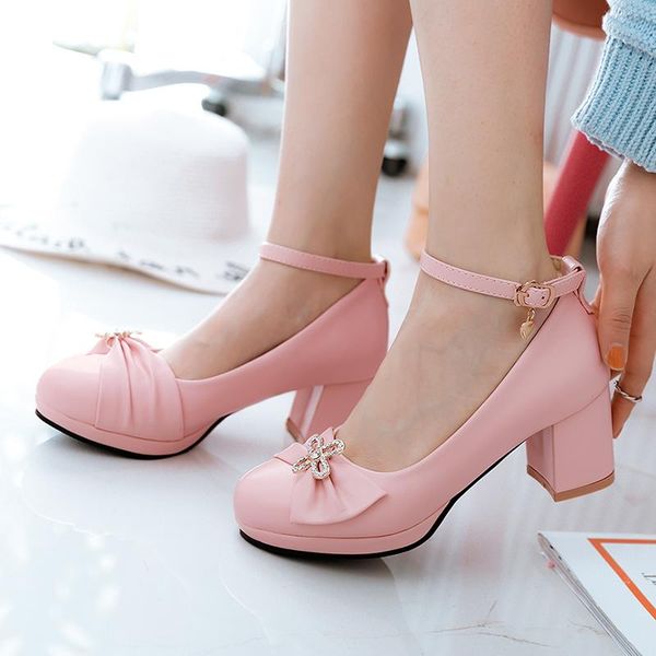 dress shoes plus size 34-43 women pumps mary janes pu leather platform square high heel round toe all match ladies wedding, Black
dress shoes plus size 34-43 women pumps mary janes pu leather platform square high heel round toe all match ladies wedding, Black