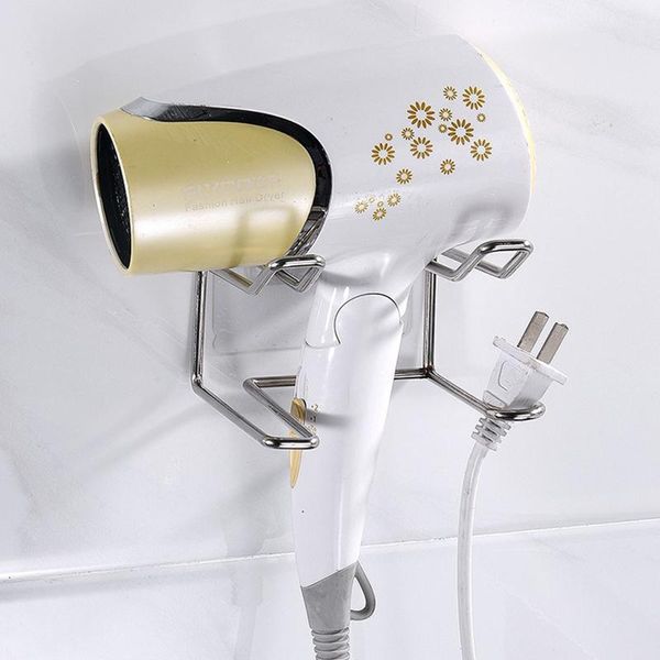 hooks & rails 1pc hair dryer holder blower organizer adhesive wall mounted nail no drilling stainless steel stand for bathroom
hooks & rails 1pc hair dryer holder blower organizer adhesive wall mounted nail no drilling stainless steel stand for bathroom