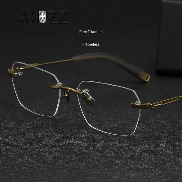 fashion sunglasses frames pure ip titanium rimless optical glasses frame men square frameless prescription eyeglasses ultralight, Black
fashion sunglasses frames pure ip titanium rimless optical glasses frame men square frameless prescription eyeglasses ultralight, Black