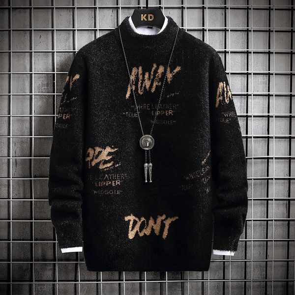 men's sweaters christmas sweater, fashionable cashmere sweater, thick and warm, high-quality high collar winter, in 2021, White;black
men's sweaters christmas sweater, fashionable cashmere sweater, thick and warm, high-quality high collar winter, in 2021, White;black