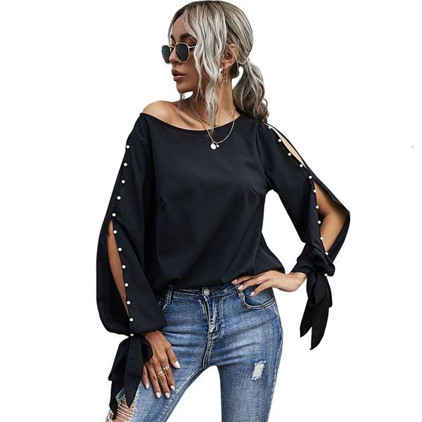 2021 autumn women fashion beading sleeve o-neck elegant ladies shirts plus size female blouse 6ora, White
2021 autumn women fashion beading sleeve o-neck elegant ladies shirts plus size female blouse 6ora, White