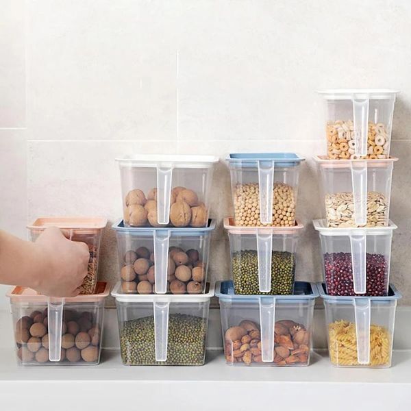 storage bottles & jars vacclo 2pcs kitchen transparent box plastic grain beans bin food container home organizer accessories
storage bottles & jars vacclo 2pcs kitchen transparent box plastic grain beans bin food container home organizer accessories