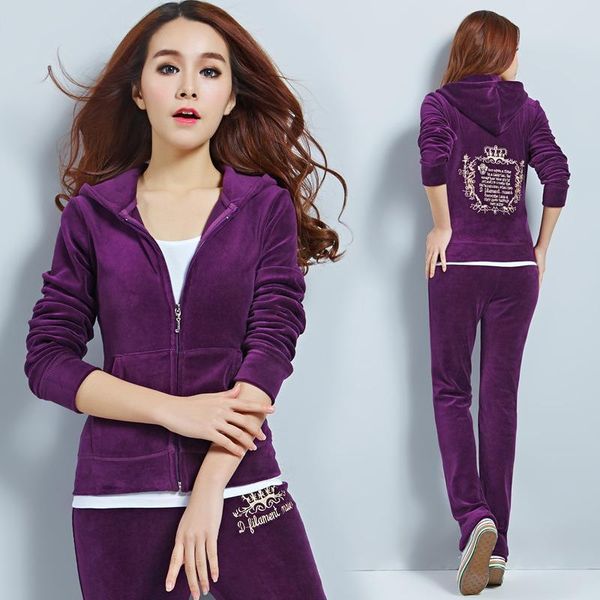 velvet tracksuit women two piece set 2021 spring clothes hooded jacket and trousers 2pcs velour suit fitness outfits lounge wear, Gray
velvet tracksuit women two piece set 2021 spring clothes hooded jacket and trousers 2pcs velour suit fitness outfits lounge wear, Gray