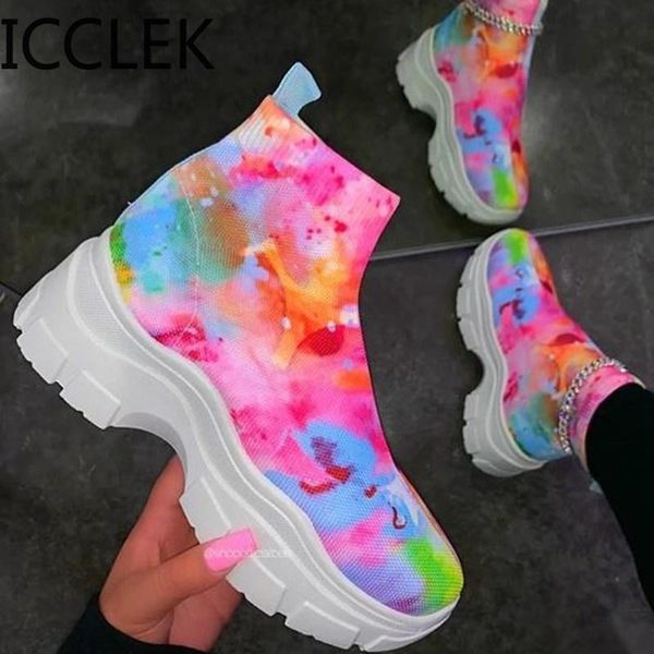 boots women sock ankle multicolor ladies shoes thick bottom platform woman casual autumn winter large size 43, Black
boots women sock ankle multicolor ladies shoes thick bottom platform woman casual autumn winter large size 43, Black