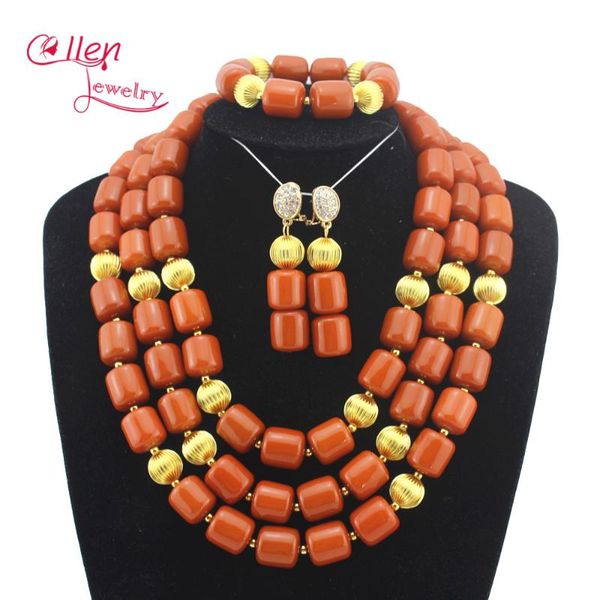 earrings & necklace nigerian wedding beads jewelry set coral classic women african sets w113357, Silver
earrings & necklace nigerian wedding beads jewelry set coral classic women african sets w113357, Silver
