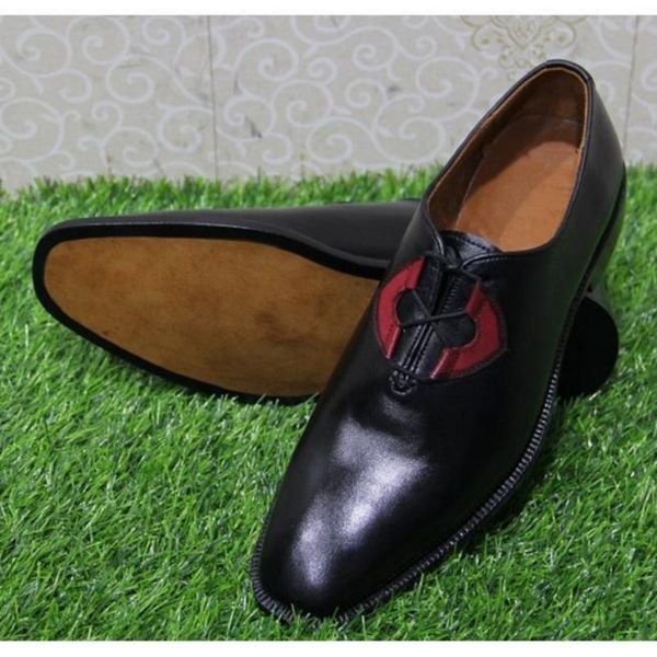 dress shoes men's leather or handmade lace boots, classic footwear with shoelaces, male casual wear kr180 5aww, Black
dress shoes men's leather or handmade lace boots, classic footwear with shoelaces, male casual wear kr180 5aww, Black
