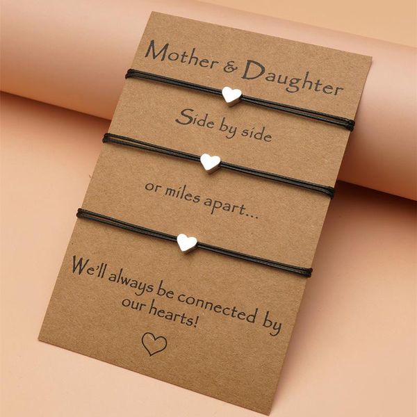 charm bracelets charmsmic mother and daughter small heart for girls handmade braided make a wish card pray jewelry gifts drop, Golden;silver
charm bracelets charmsmic mother and daughter small heart for girls handmade braided make a wish card pray jewelry gifts drop, Golden;silver