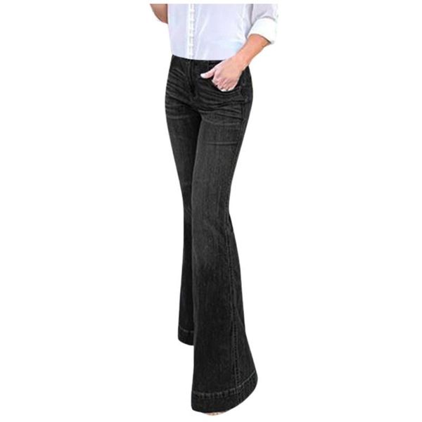women's jeans womens vintage high waist flared bell bottom trendy light denim pants waisted slim fit stretch 202, Blue
women's jeans womens vintage high waist flared bell bottom trendy light denim pants waisted slim fit stretch 202, Blue