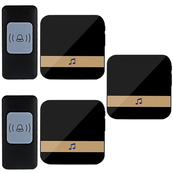 doorbells samrt wireless doorbell 300m range 52 chimes home call bell 1 2 buttons 3 receivers eu/au/uk/us optional
doorbells samrt wireless doorbell 300m range 52 chimes home call bell 1 2 buttons 3 receivers eu/au/uk/us optional