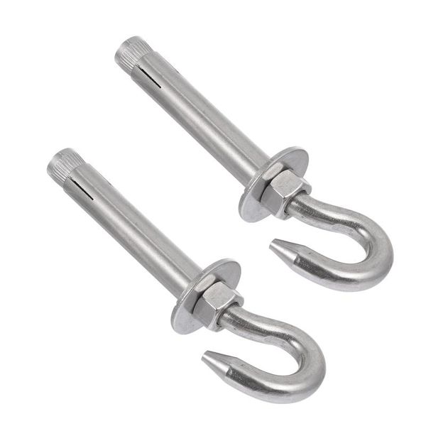hooks & rails 2pcs stainless steel swing hangers expansion bolts heavy duty (silver)
hooks & rails 2pcs stainless steel swing hangers expansion bolts heavy duty (silver)